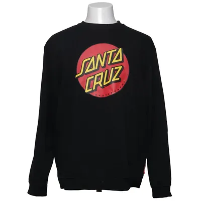 Sweatshirt (Black) from Santa Cruz Cotton, Polyester