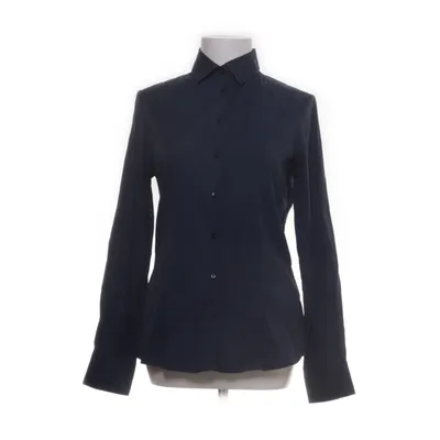 Shirt (Blue) from Massimo Dutti Woman Cotton, Elastane, Polyamide