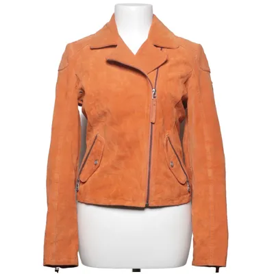 Bikerjacka (Orange) från Gipsy Bomull, Skinn, Polyester