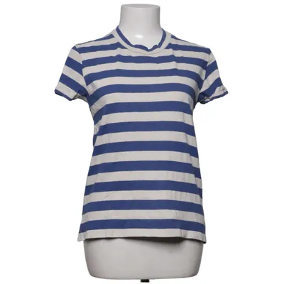 T-shirt (Blå, Hvid) fra MiH Jeans Bomuld
