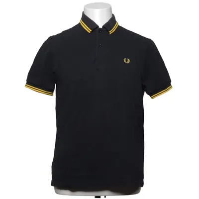Pikétröja (Svart, Gul) från Fred Perry Bomull