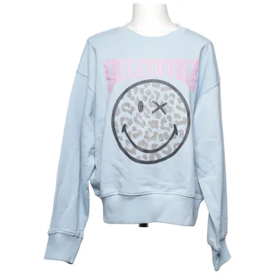 Collegetröja (Blå, Rosa, Grå) från SmileyWorld x H&M Bomull, Polyester