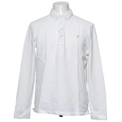 Rugby shirt (White) from Farah Cotton