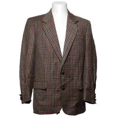 Blazer (Braun, Blau, Rot) von SIR of Sweden Viskose, Wolle
