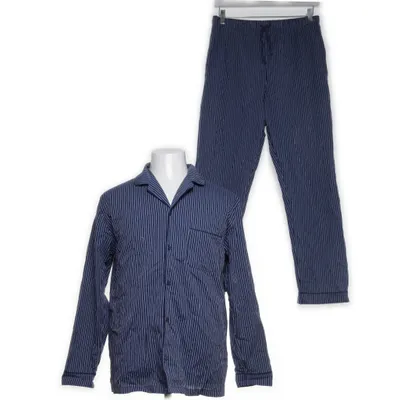 Pyjamas (Blå, Vit) från Pier One Bomull