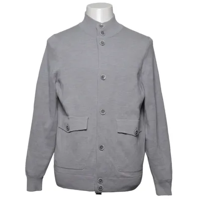 Cardigan (Gray) from Morris Heritage Merino wool