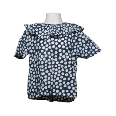 Top (Blauw, Wit) van Cactico Katoen