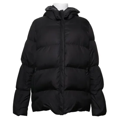 Winterjas (Zwart) van Meotine Dons, Veer, Vossenbont, Polyamide, Polyester