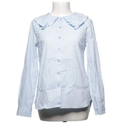 Blouse (Blue) from Marta du Chateau Cotton, Elastane
