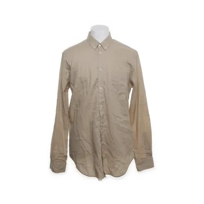 Buttondownskjorte (Beige) fra Samsøe & Samsøe Bomuld, Linned