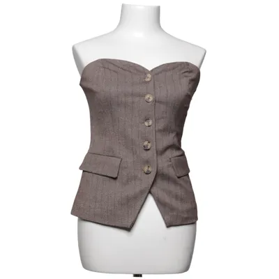 Tubetop (Brun) fra Amisu Elastan, Polyester, Viscose