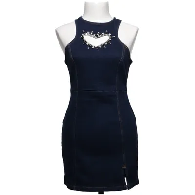Denim jurk (Blauw) van ASOS Design Katoen, Elastaan