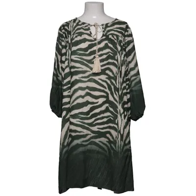 Kaftan (Groen, Beige) van Vanting Polyester, Viscose