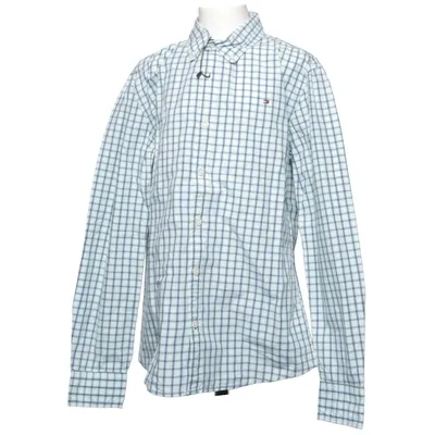 Buttondown-skjorta (Blå, Vit, Turkos) från Tommy Hilfiger
