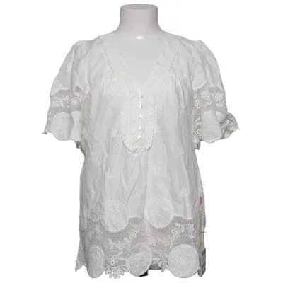 Haut (Blanc) de Flamenco Coton