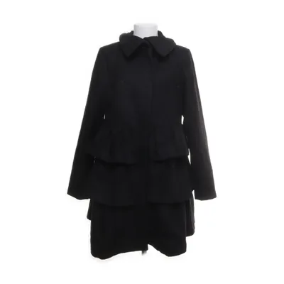 Coat (Black) from Halens Polyester, Wool