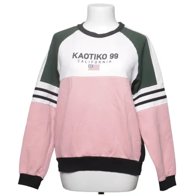 Collegetröja (Rosa, Vit, Svart, Grön) från Kaotiko Bomull, Polyester