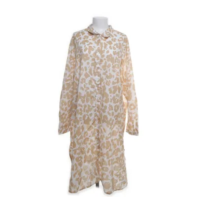 Shirt dress (White, Beige) from Ulla Popken Cotton
