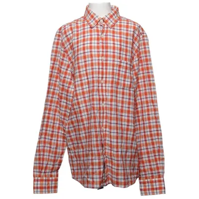 Businesshemd (Orange, Weiß, Blau) von Massimo Dutti Boys & Girls Baumwolle, Leinen