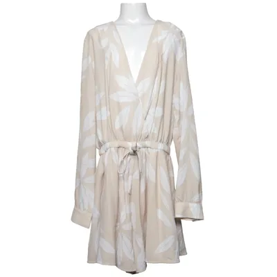 Byxdress (Beige, Vit) från Ava Polyester