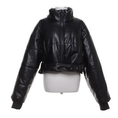 Winterjas (Zwart) van PrettyLittleThing Polyurethaan, Polyester, Elastaan