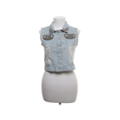 Denim vest (Blue) from Shk Cotton, Polyester