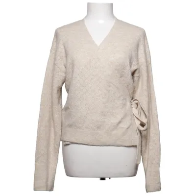 Wickeljacke (Beige) von Nümph Acryl, Alpakawolle, Elasthan, Polyamid