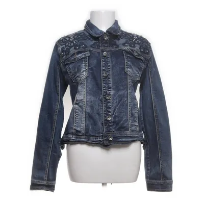 Spijkerjas (Blauw) van Denim Katoen, Elastaan, Polyester
