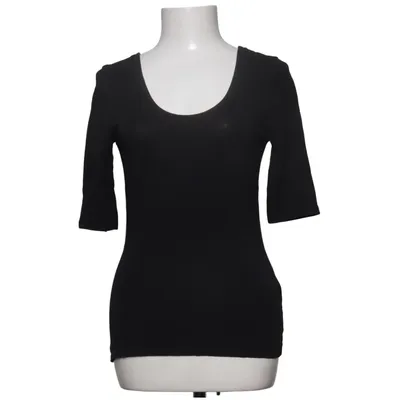 Langærmet t-shirt (Sort) fra Filippa K Bomuld, Elastan