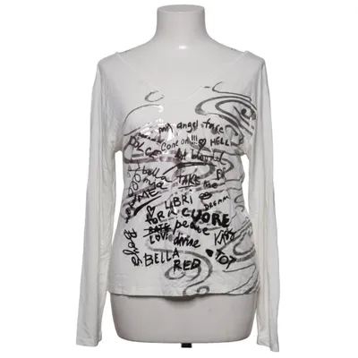T-shirt à manches longues (Blanc) de Filomena Élasthane, Viscose