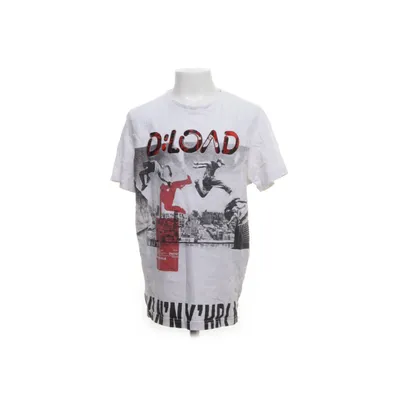 T-shirt (Vit, Röd) från Download Bomull