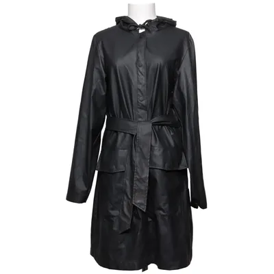 Manteau imperméable (Noir) de Rains Polyester, Polyuréthane