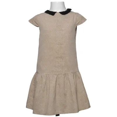 Dress (Beige, Black) from Zara Kids Polyester