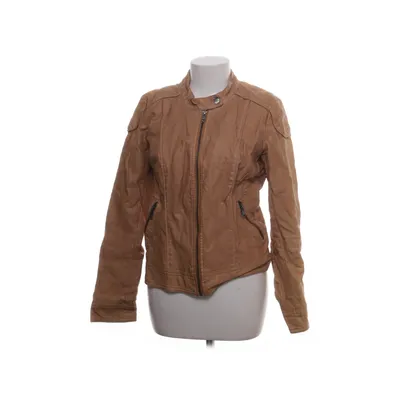 Bikerjakke (Brun) fra ONLY Polyester, Polyurethan, Viscose