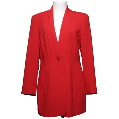 Blazer (Rood) van Dolcevita Katoen, Modal, Viscose