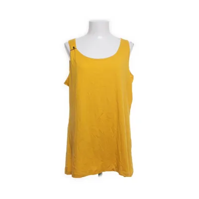 Tanktop (Geel) van Our Best Basics Katoen, Elastaan