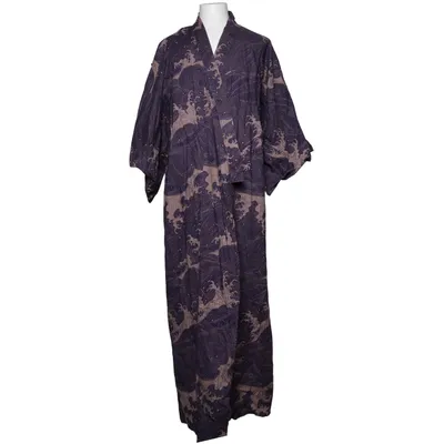 Kimono (Lila, Beige) Bomull