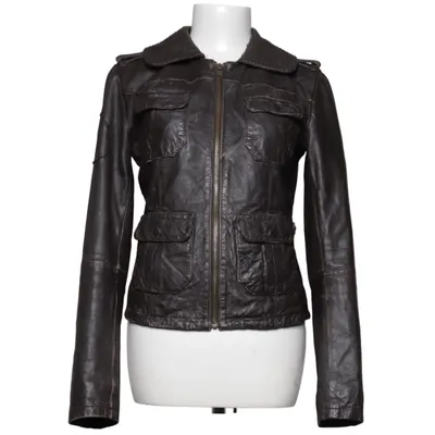 Veste en cuir (Marron) de Superdry Coton, Cuir, Polyester