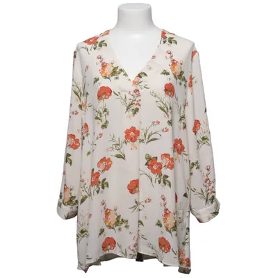 Blouse (White, Red, Green) from Rose+Olive Polyester