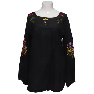 Blouse (Noir, Multicolore) de Silke Coton