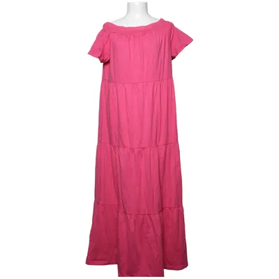 Långklänning (Rosa) från Bonprix Bomull, Elastan