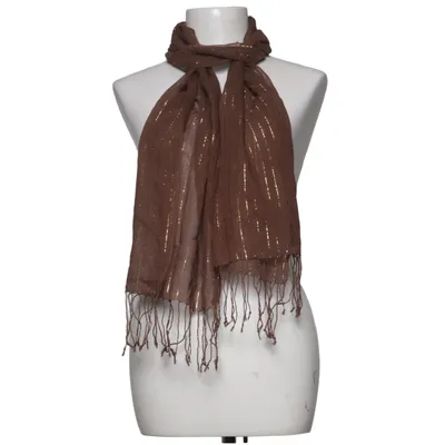 Scarf (Brown, Gold) from Wedins Cotton, Viscose