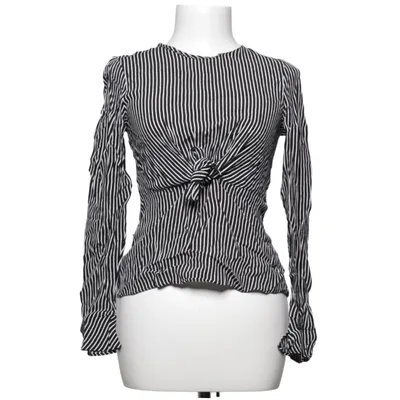 Bluse (Sort, Hvid) fra Zara Trafaluc Collection Viscose