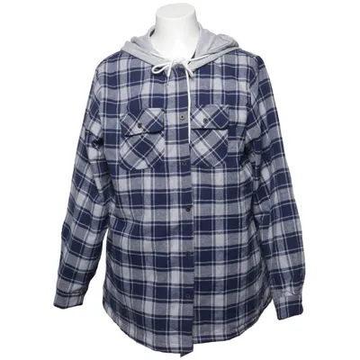Flannel shirt (Blue, Gray, White) from Coofandy Elastane, Polyester