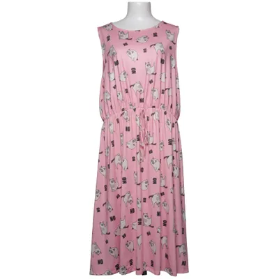 Klänning (Rosa, Svart, Vit) från Grumpy Cat Elastan, Polyester