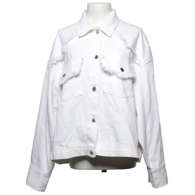 Denim jacket (White) from Perfect Jeans Cotton