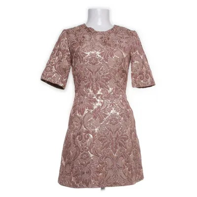 Dress (Pink, Gold) from H&M Viscose, Polyester, Cotton, Elastane