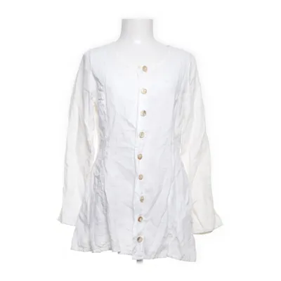 Cardigan (Hvid) fra Aurea Vita Linned