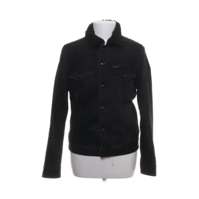 Fodrad jeansjacka (Svart) från &Denim by H&M Bomull, Elastan