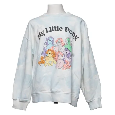 Sweatshirt (Blue, White) from Zara Cotton, Elastane